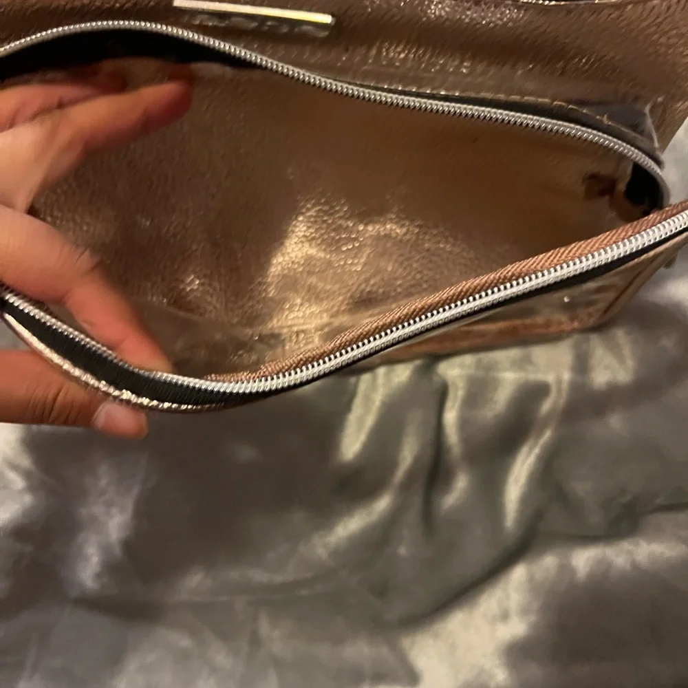 bebe Gold and Clear Makeup Organizer